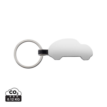 Recycled zinc alloy car keyring - Keyrings