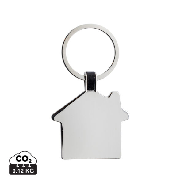 Recycled zinc alloy house keyring - Keyrings