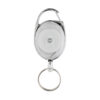 RCS recycled ABS roller clip keychain - White