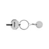 RCS recycled zinc alloy radiator key keychain with coin - Keyrings