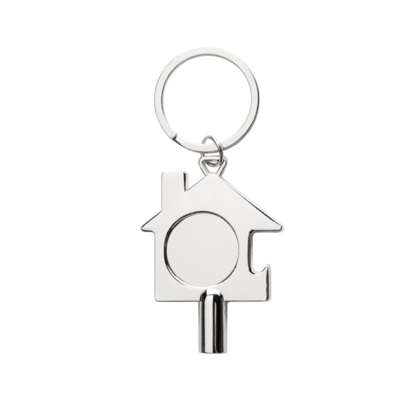 RCS recycled zinc alloy 3 in 1 keychain - Keyrings