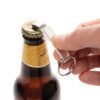 Recycled aluminum bottle and can opener - Silver