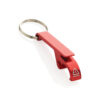 Recycled aluminum bottle and can opener - Red