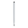 Recycled aluminum infinity multitasking pen - White