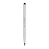 Recycled aluminum infinity multitasking pen - White