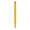 Recycled aluminum infinity multitasking pen - Yellow