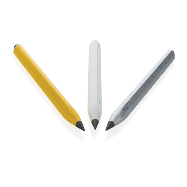 Recycled aluminum infinity multitasking pen - Yellow