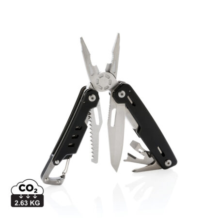 Solid multitool with carabiner - Black