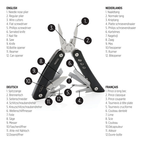 Solid multitool - Black