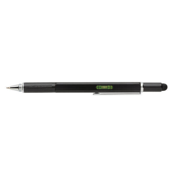 5-in-1 aluminium toolpen - Black