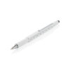 5-in-1 aluminium toolpen - White