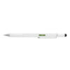 5-in-1 aluminium toolpen - White