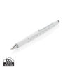 5-in-1 aluminium toolpen - White