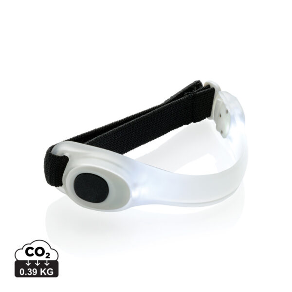 Safety led strap - White