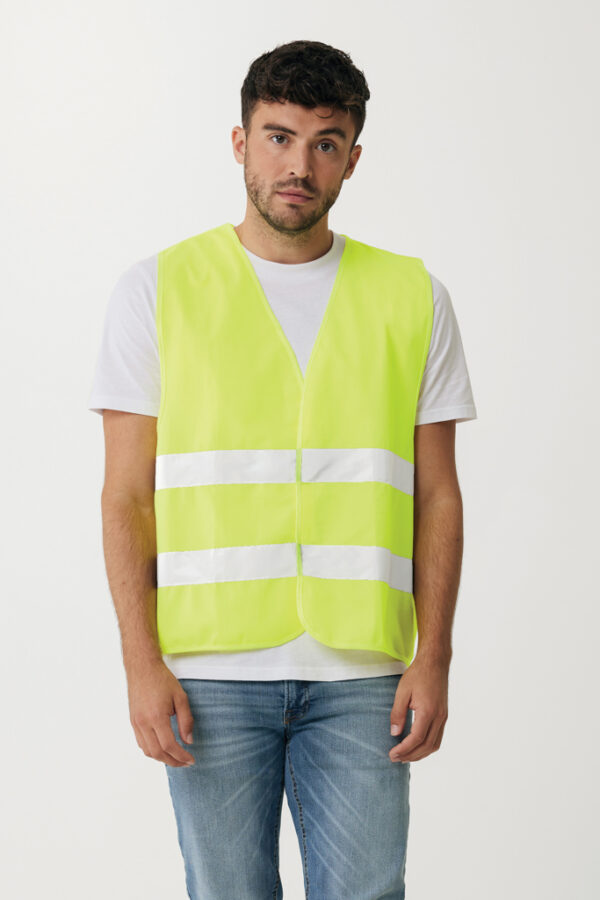 GRS recycled PET high-visibility safety vest - Home & Barware