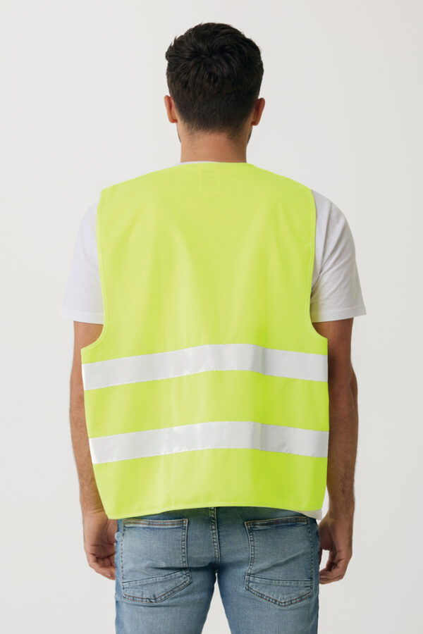 GRS recycled PET high-visibility safety vest - Home & Barware