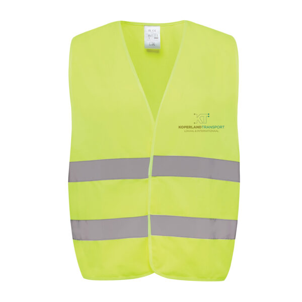 GRS recycled PET high-visibility safety vest - Home & Barware