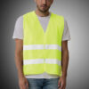 GRS recycled PET high-visibility safety vest - Home & Barware