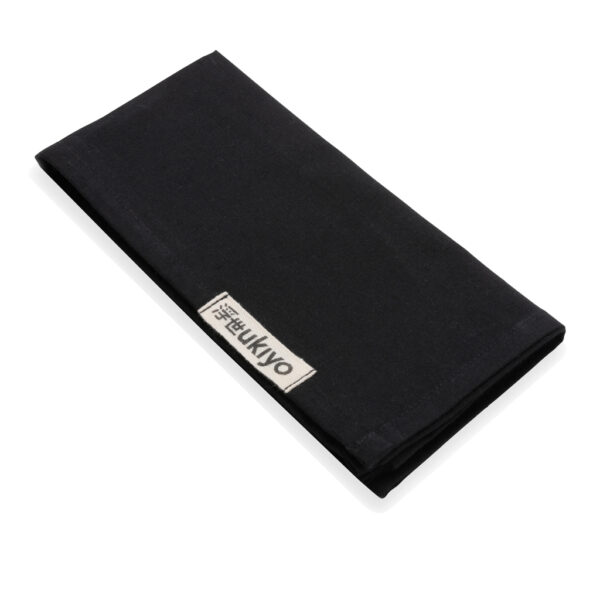 Ukiyo Aware? 180gr rcotton table napkins 4pcs set - Black