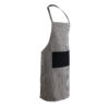 Ukiyo Aware? 280gr rcotton deluxe apron - Black