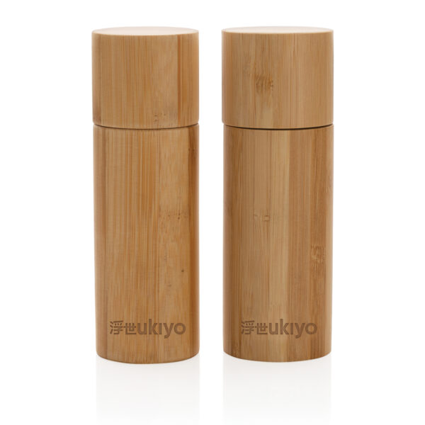 Ukiyo bamboo salt and pepper mill set - Home & Barware