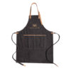 Deluxe canvas chef apron - Black