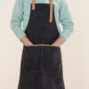 Deluxe canvas chef apron - Black