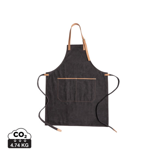 Deluxe canvas chef apron - Black