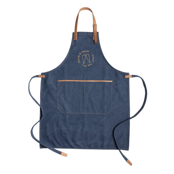 Deluxe canvas chef apron - Blue