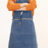 Deluxe canvas chef apron - Blue