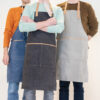 Deluxe canvas chef apron - Blue