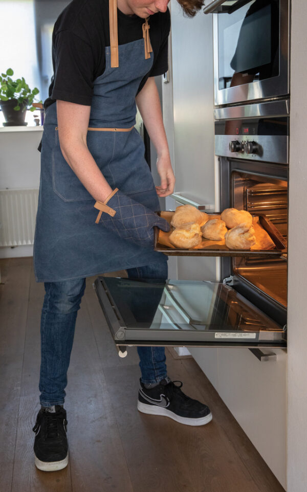 Deluxe canvas chef apron - Blue