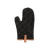 Deluxe canvas oven mitt - Black