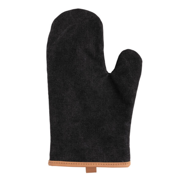 Deluxe canvas oven mitt - Black