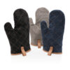 Deluxe canvas oven mitt - Black