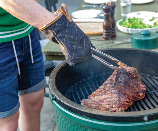 Deluxe canvas oven mitt - Black