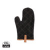 Deluxe canvas oven mitt - Black