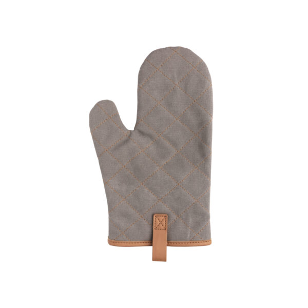 Deluxe canvas oven mitt - Grey