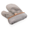 Deluxe canvas oven mitt - Grey