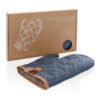 Deluxe canvas oven mitt - Blue