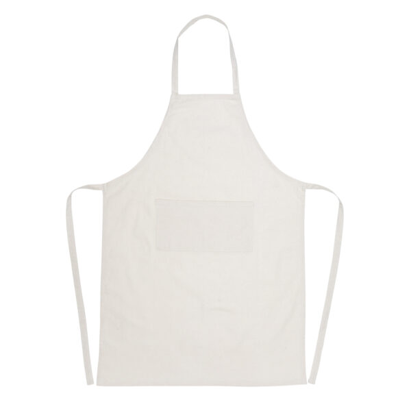 Impact AWARE? Recycled cotton apron 180gr - Off White