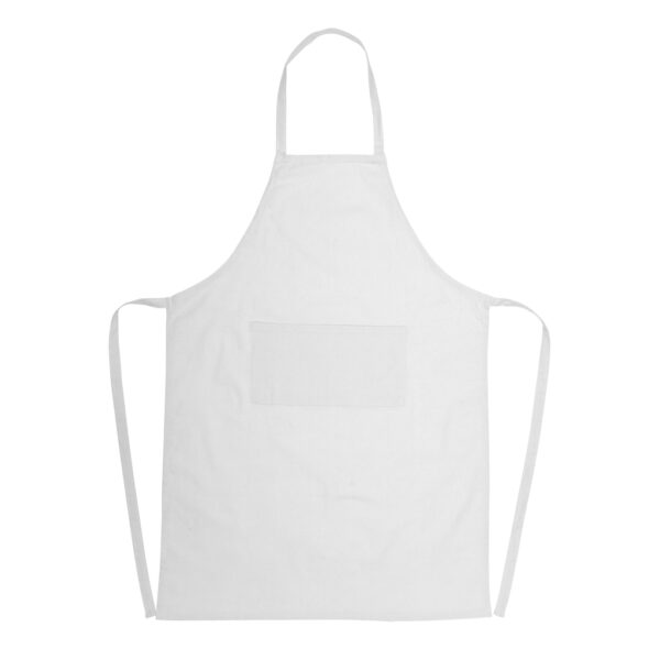 Impact AWARE? Recycled cotton apron 180gr - White