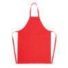 Impact AWARE? Recycled cotton apron 180gr - Red