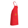 Impact AWARE? Recycled cotton apron 180gr - Red