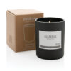 Ukiyo small scented candle in glass - Black