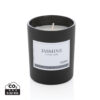 Ukiyo small scented candle in glass - Black