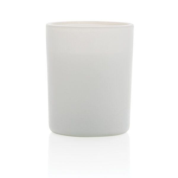 Ukiyo small scented candle in glass - White