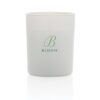 Ukiyo small scented candle in glass - White