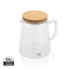 Ukiyo borosilicate glass carafe with bamboo lid 1.2L - Home & Barware