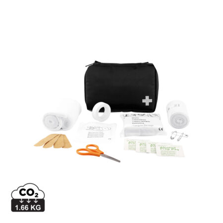 Mail size first aid kit - Black